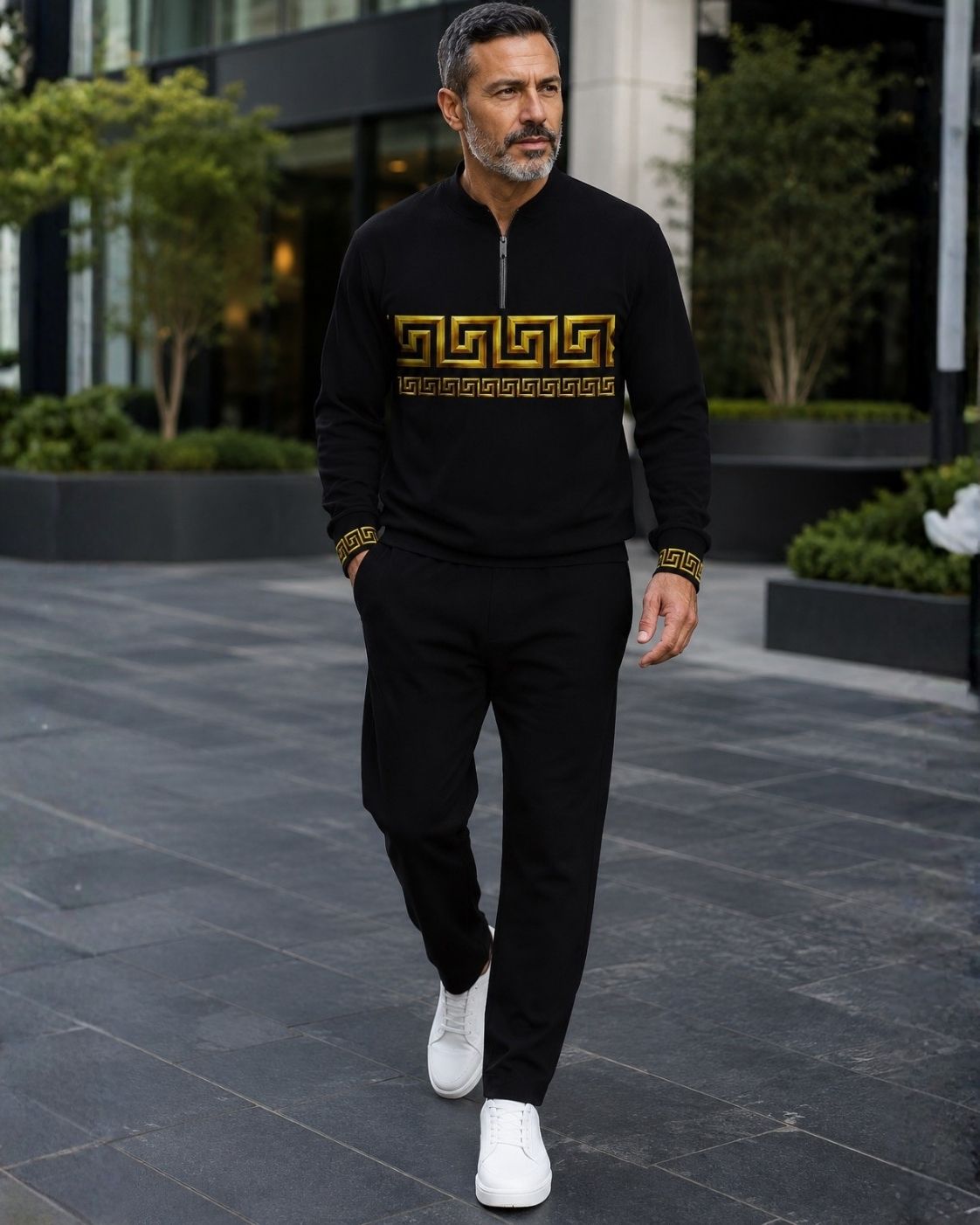 Imperial Crest Quarter-Zip & Pants Set