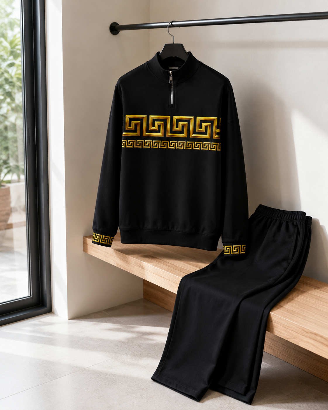Imperial Crest Quarter-Zip & Pants Set