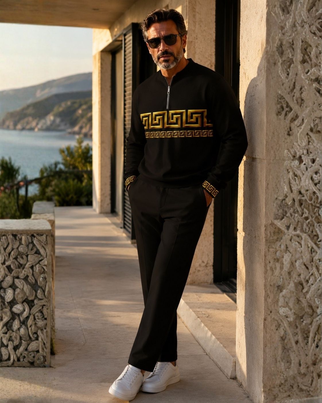 Imperial Crest Quarter-Zip & Pants Set