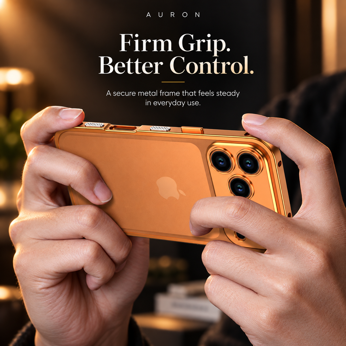 AURON AeroFrame™ Metal Case