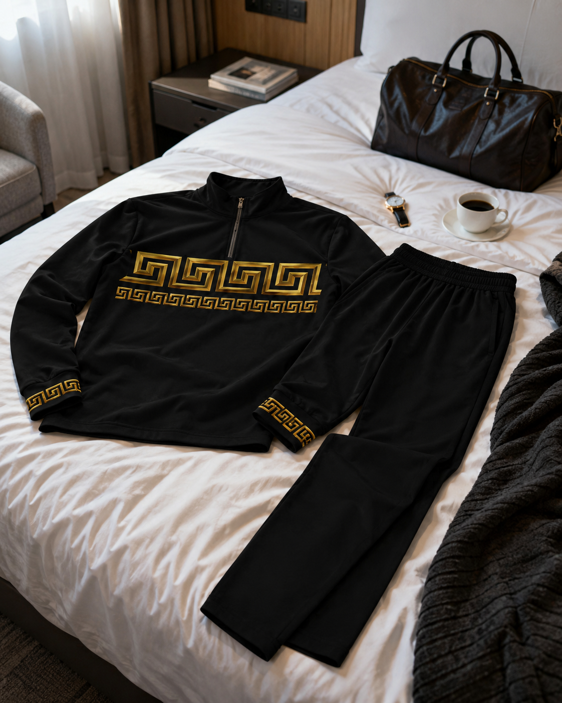 Imperial Crest Quarter-Zip & Pants Set